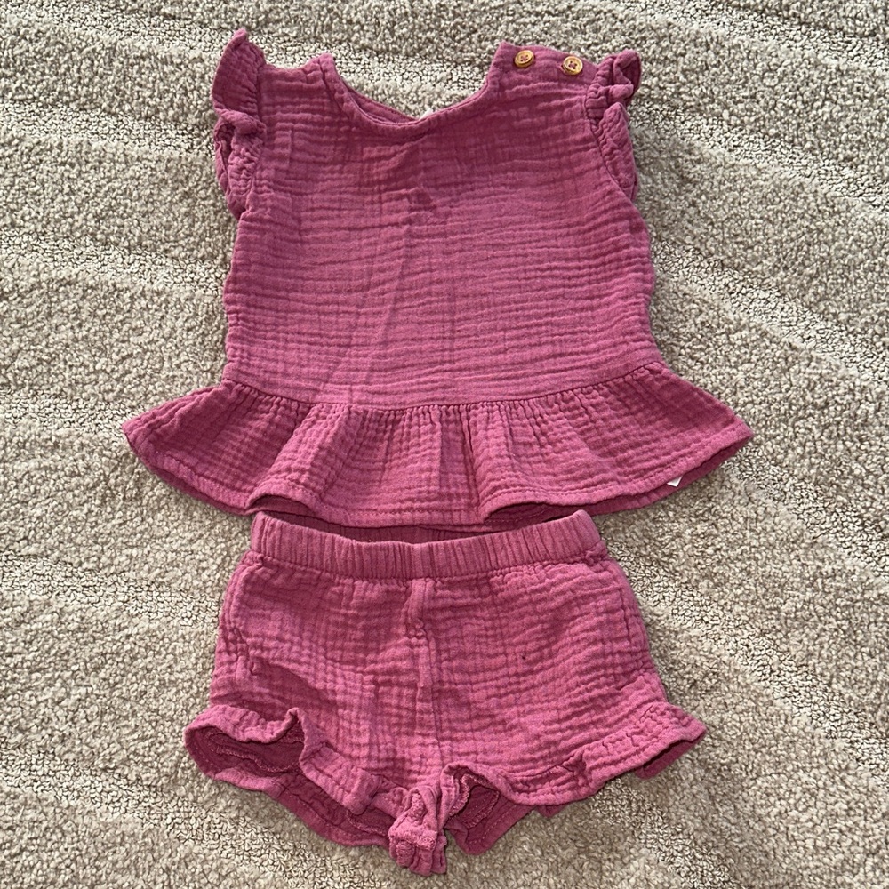 Cat & Jack Pink Kids Matching Set
